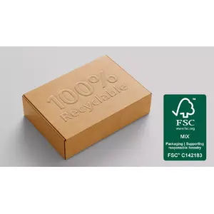 100% pārstrādājams materiāls un FSC sertificēta iepakojuma