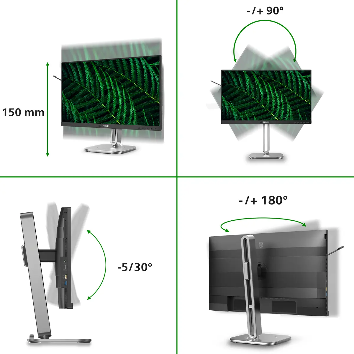 Компьютерный монитор Philips 5000 series 24B2G5301/00 Photo 5