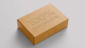 100% recyclable material & FSC certified packaging
