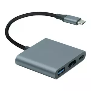 USB graphics adapter ROLINE 12.03.3199 3840 x 2160 pixels Grey