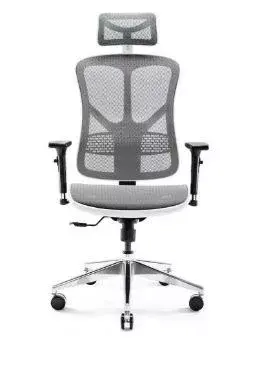 Diablo Chairs V-Basic White-Grey ergonomisks krēsls Photo 4