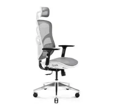 Diablo Chairs V-Basic White-Grey ergonomisks krēsls Photo 6