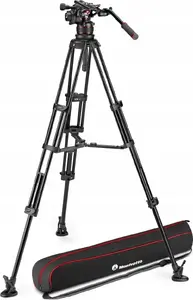 Штатив Manfrotto MVTTWINMA Twin Alu с плавной головкой MVH612AH и центральным распором