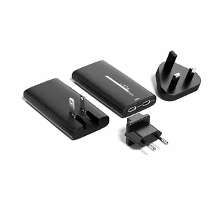 Charger ER Dual Travel Slim Charge 67W – 2x USB‑C, ERPW67G2CST-BK