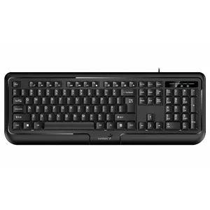 Keyboard Genius KB-118 II PS/2 — compact wired PS/2 keyboard with CZ-SK layout, black