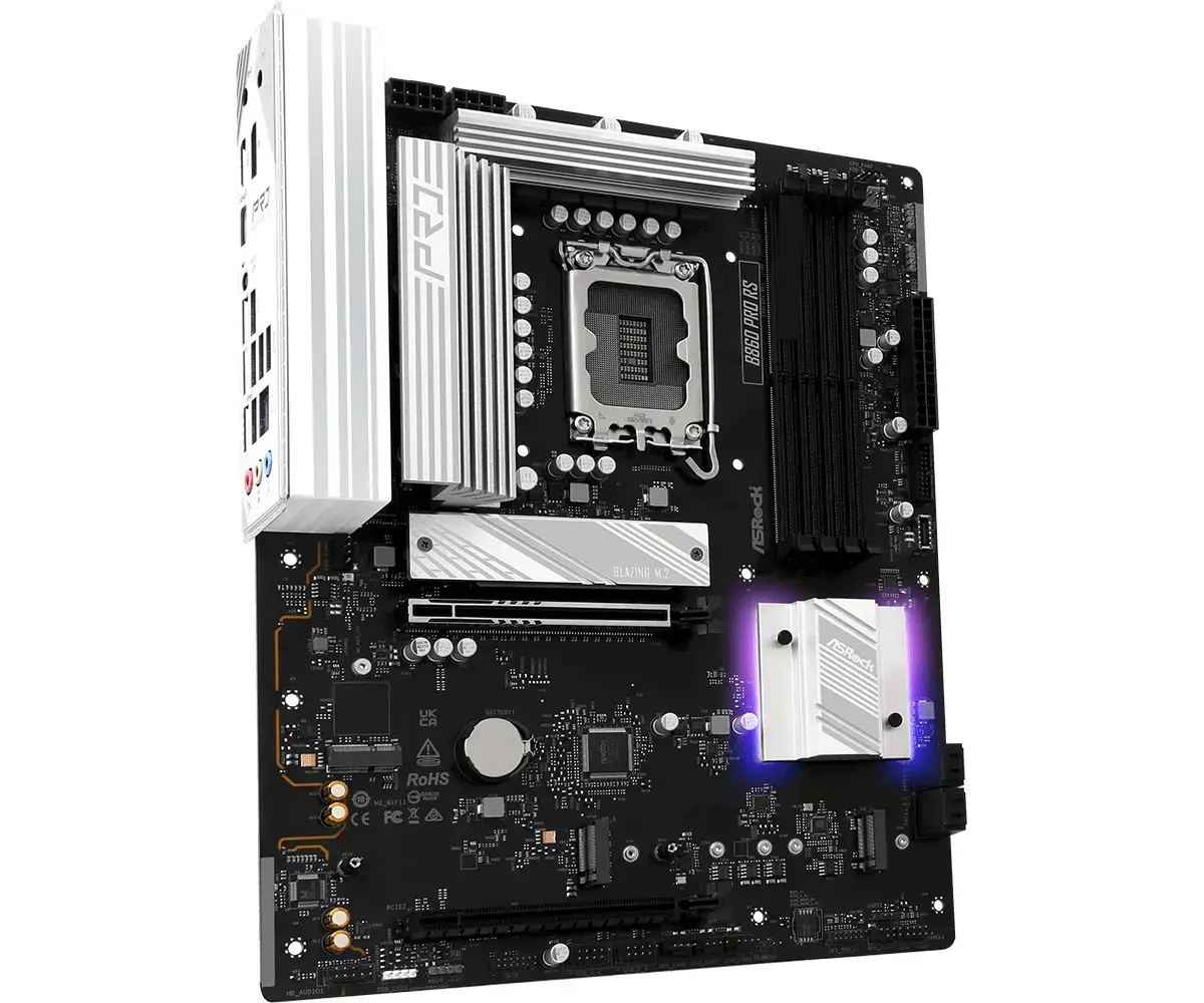 ASRock B860 Pro RS motherboard — Intel B860, LGA1851 Photo 4