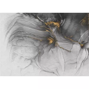 Wall Mural (non-woven) KOMAR PHOTOMURAL ON NON-WOVEN INK GOLD FLOW