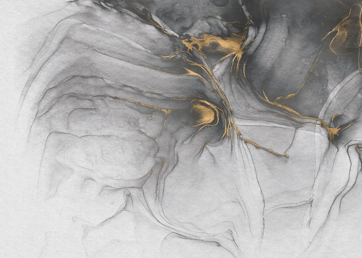 KOMAR PHOTOMURAL ON NON-WOVEN INK GOLD FLOW фотообои Photo 2