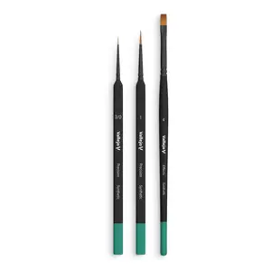 Brush set VALLEJO B03990 — assorted paint brush shapes and sizes, 3 pcs