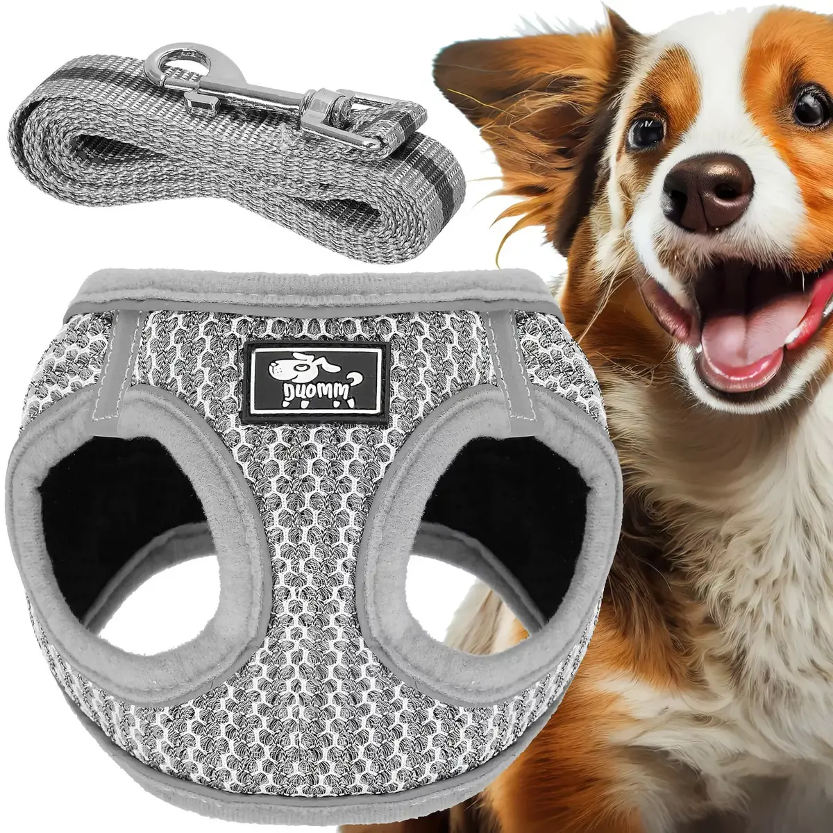 Springos PA0237 pressure-free dog harness set M 9–13 kg Photo 2