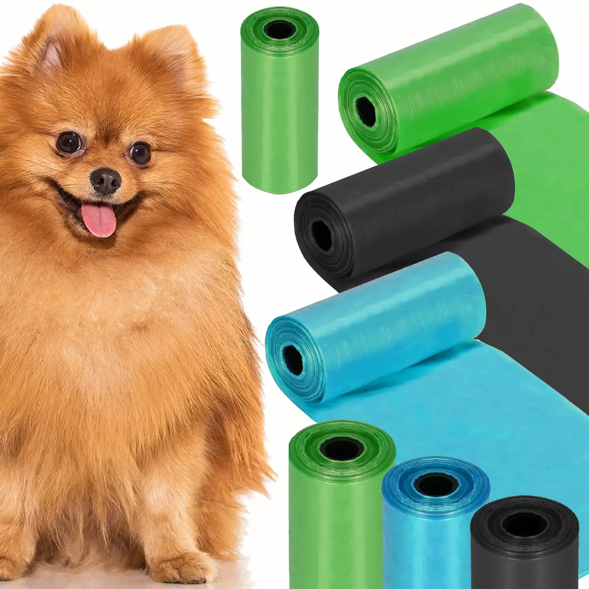 Dog waste bags Springos PA0256, 18 pcs Photo 4