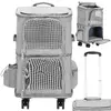 Pet carrier Springos PA0326 wheeled dual-chamber Photo 3