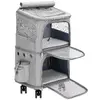 Pet carrier Springos PA0326 wheeled dual-chamber Photo 6