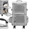 Pet carrier Springos PA0326 wheeled dual-chamber Photo 7