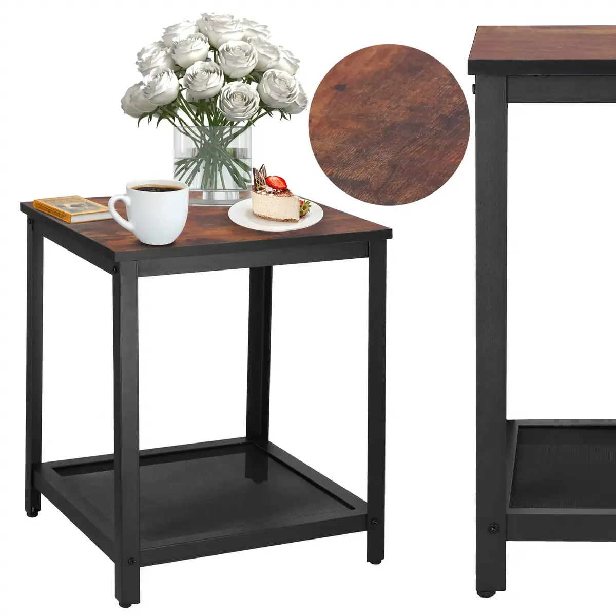 Coffee table Springos HF0026 45x45x55 cm Photo 2