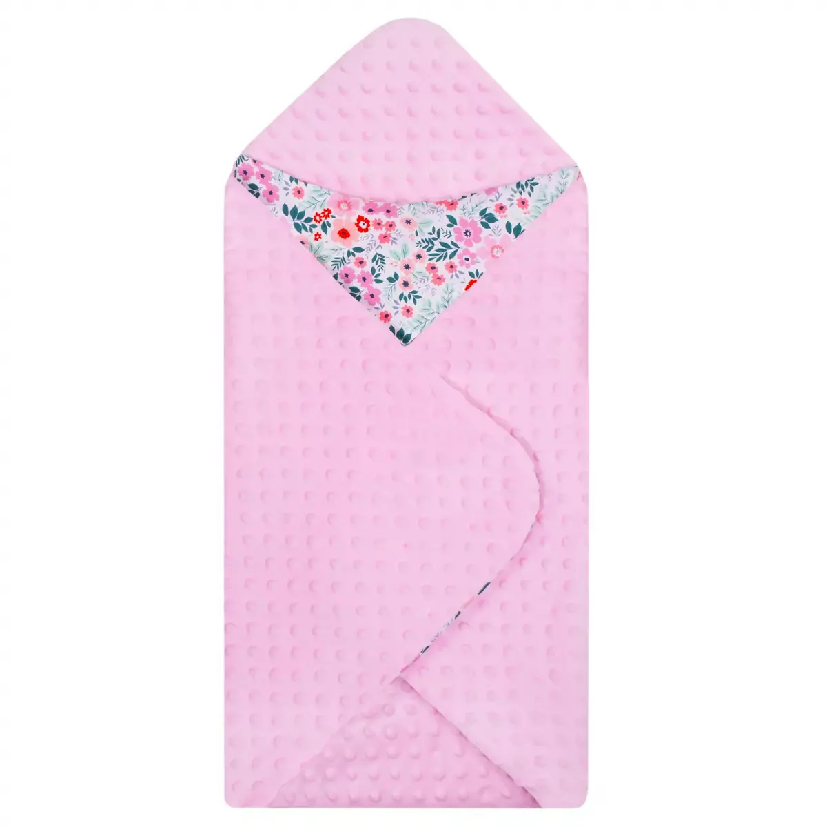 Baby wrap Springos SB0052 reversible blanket with hood Photo 2
