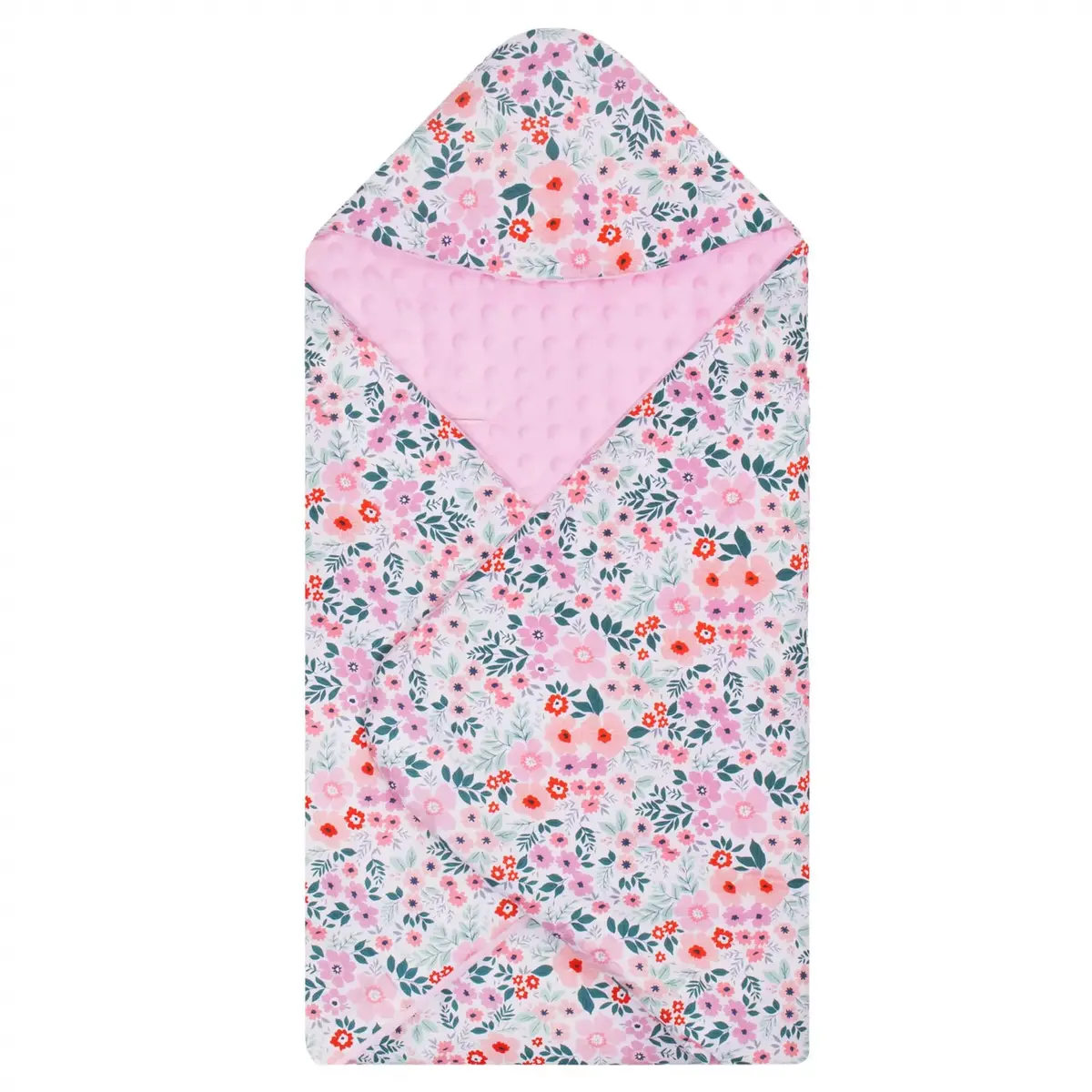 Baby wrap Springos SB0052 reversible blanket with hood Photo 3