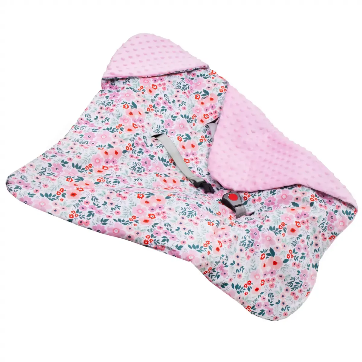 Baby wrap Springos SB0052 reversible blanket with hood Photo 5