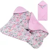 Baby wrap Springos SB0052 reversible blanket with hood Photo 7