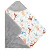 Baby wrap Springos SB0053 reversible blanket 77×77 cm Photo 9