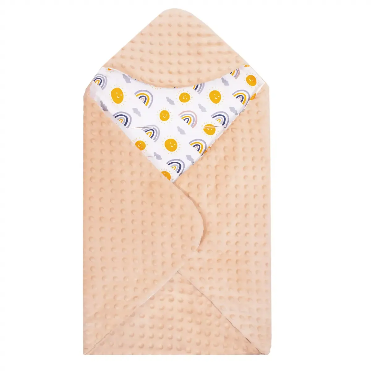 Baby wrap Springos SB0051 reversible blanket 77×77 cm Photo 2