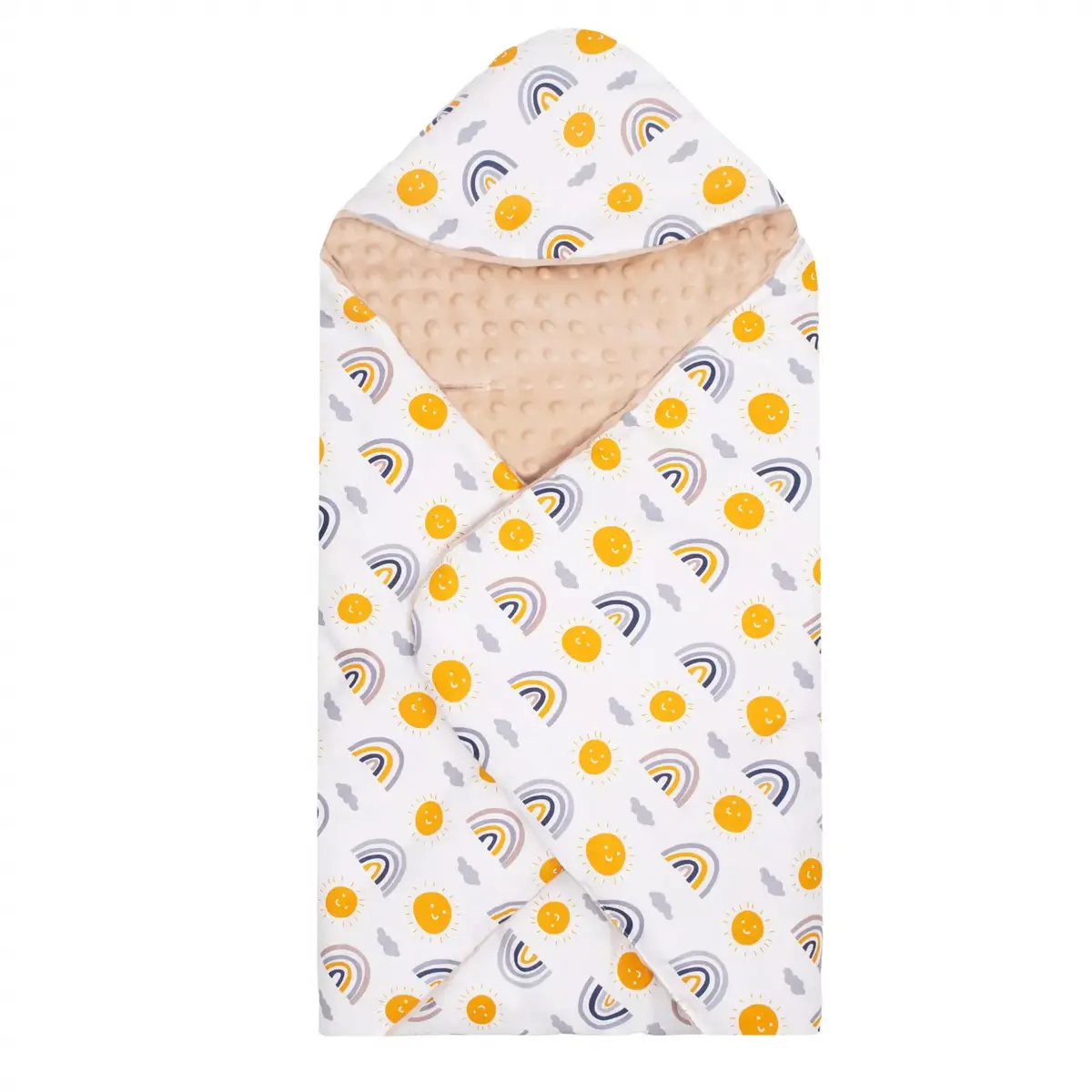 Baby wrap Springos SB0051 reversible blanket 77×77 cm Photo 3