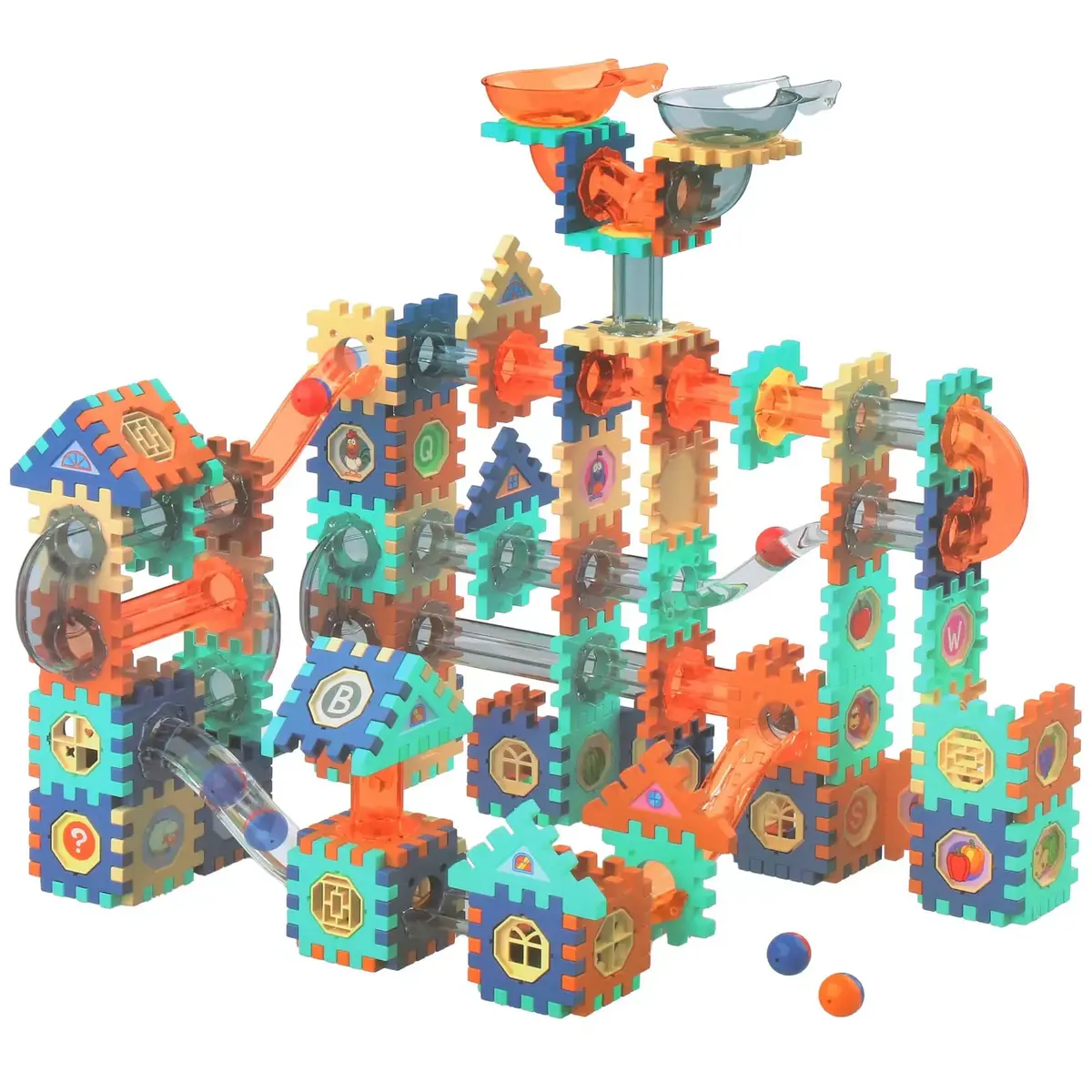 Springos KG0039 construction blocks — 246 pcs marble run Photo 6