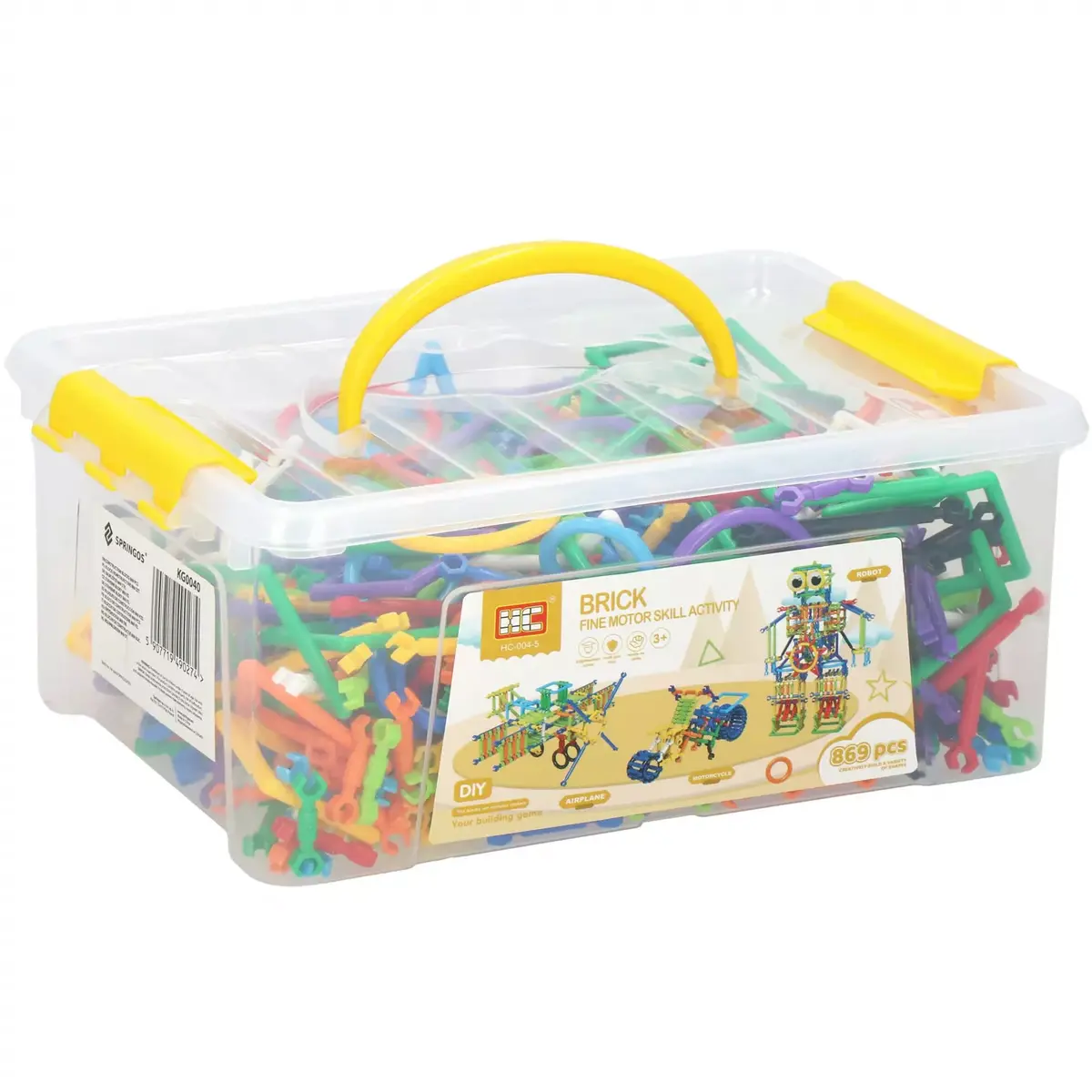 Construction blocks Springos KG0040 — 869 pcs Photo 8