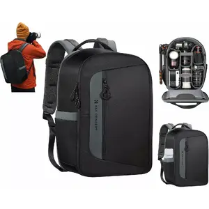 Photographic Backpack K&F KF13.158 — 22L capacity for DSLR, lenses and drone, model SB9202