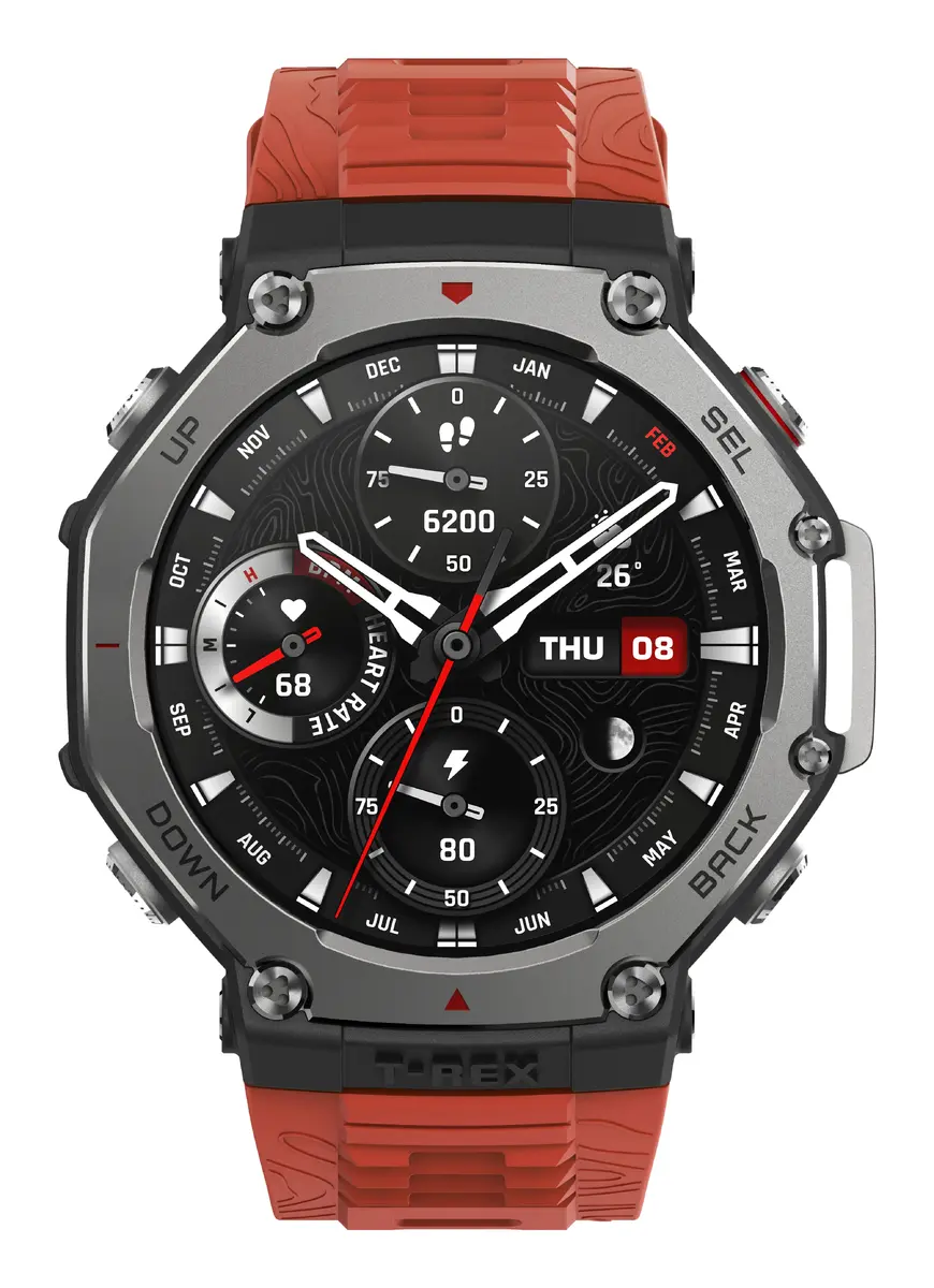 Viedpulkstenis Amazfit T-Rex 3 Lava Photo 2