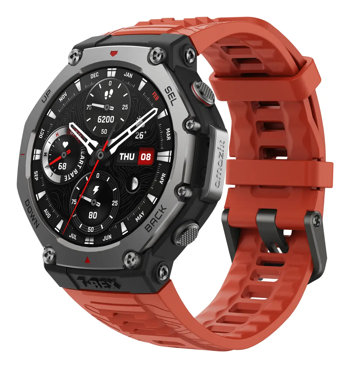 Viedpulkstenis Amazfit T-Rex 3 Lava Photo 3