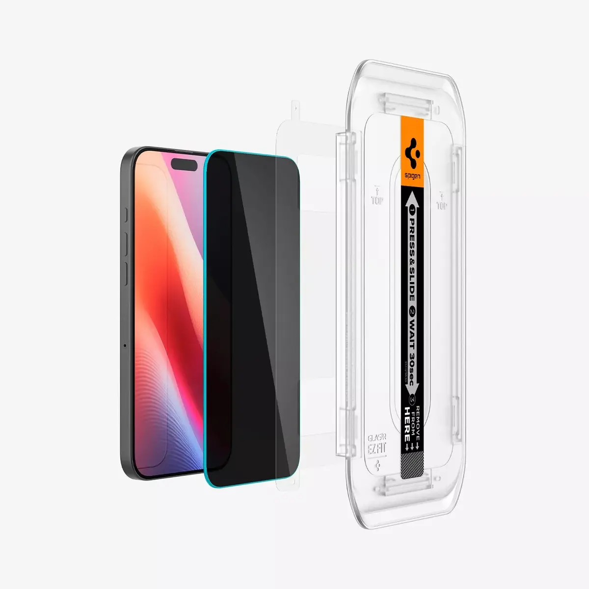 Ekrāna aizsargs Spigen GLAS.tR EZ Fit Apple iPhone 16 Pro Photo 2