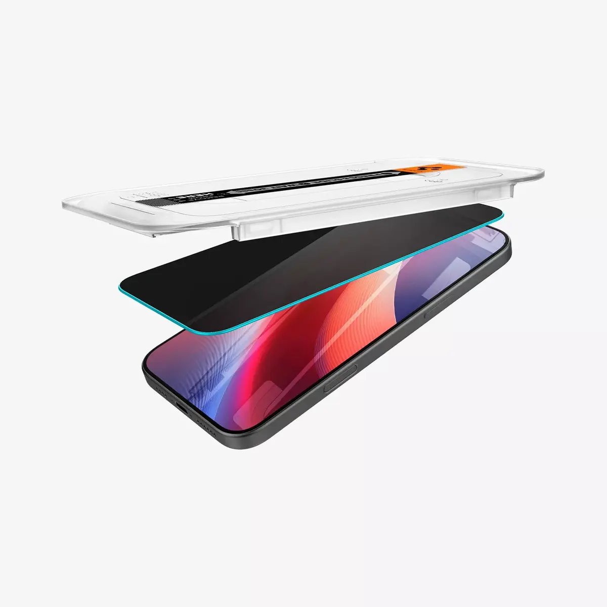 Ekrāna aizsargs Spigen GLAS.tR EZ Fit Apple iPhone 16 Pro Photo 5