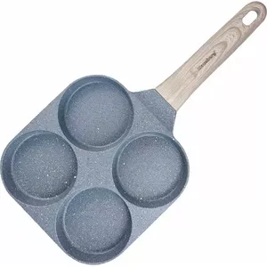 Frying Pan Klausberg KB-7822 marble non-stick, 4-section pan for eggs and pancakes