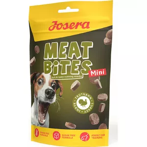 Sausa suņu barība JOSERA Meat Bites Mini 70 g — tītara mazās kāsiņas maziem suņiem