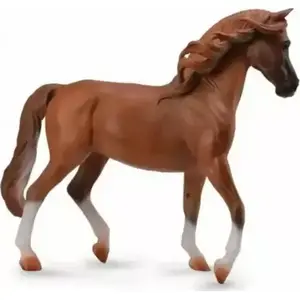 Collecta horse figurine, Arabian mare chestnut, Deluxe 1:12 scale