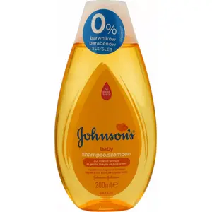 Bērnu šampūns Johnsons Gold 200 ml — maiga bezsāpju formula zīdaiņiem