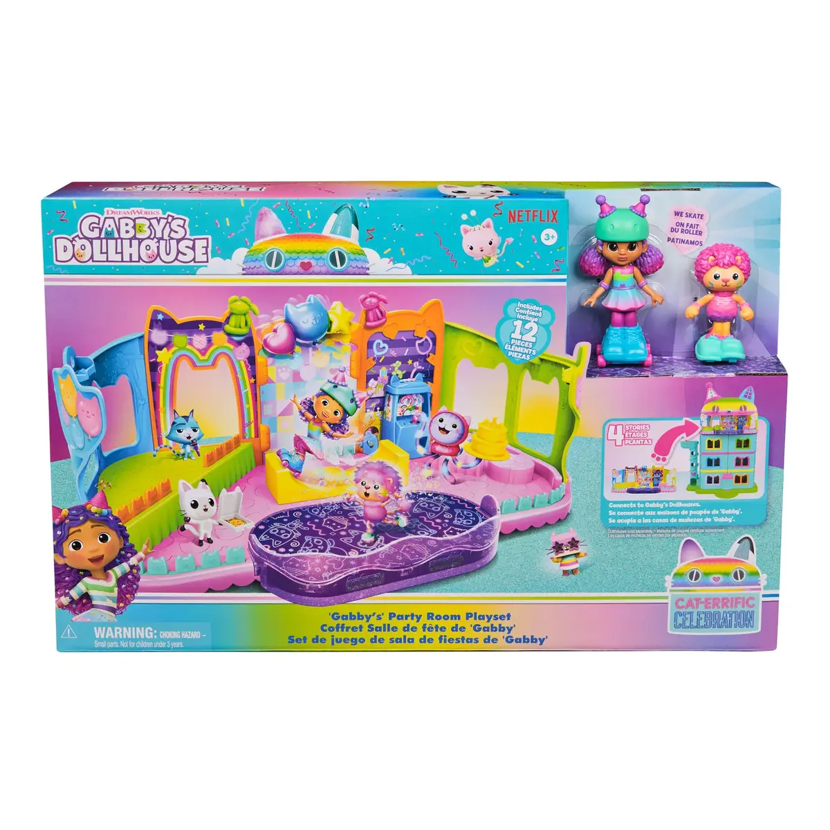 Darbība/Piedzīvojums Spinmaster Gabby's Dollhouse Gabby's Party Room Photo 3