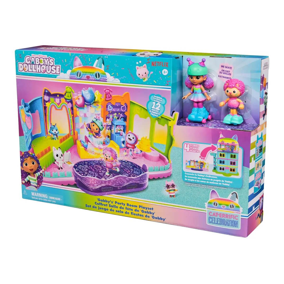 Darbība/Piedzīvojums Spinmaster Gabby's Dollhouse Gabby's Party Room Photo 4