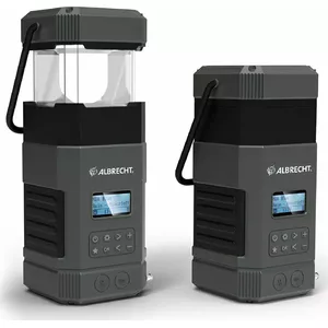 Battery powered camping lantern Albrecht DR 114 DAB 80 lm USB C