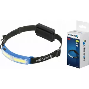 Фонарик налобный högert technik HOGERT COB XPG USB, 6 функций, перезаряжаемый