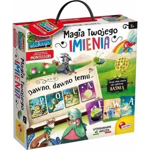 Развивающая игра Lisciani Gra Montessori Magia Twojego imienia — интерактивное обучение имени