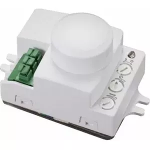 Микроволновый датчик движения ORNO OR-CR-216 5,8 ГГц, нагрузка 120 Вт, 360°, 3–2000 лк, белый