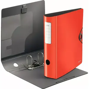 Ring binder LEITZ 10471020 A4, Polyfoam, 312×82×318 mm, Red