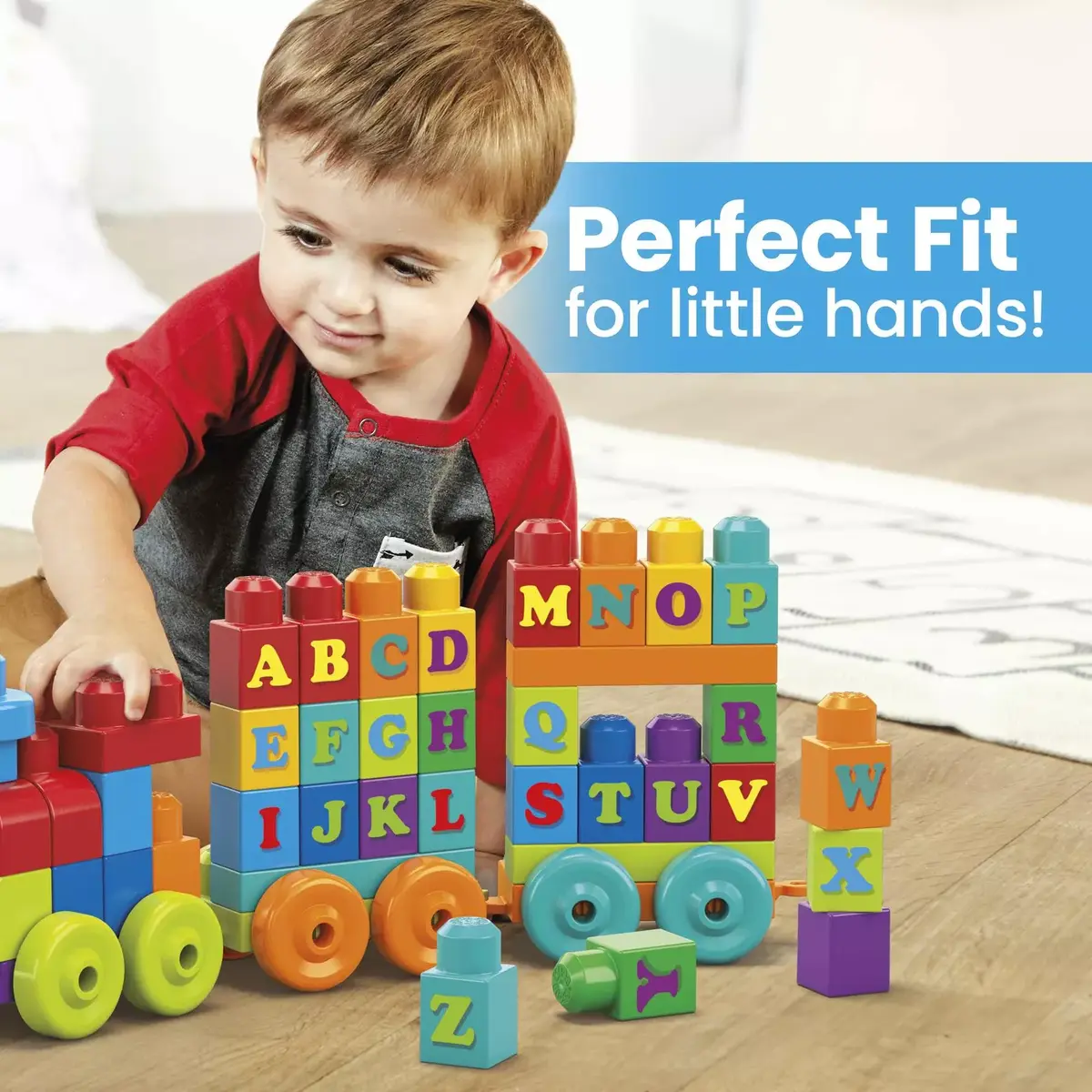 Конструктор Mega Bloks MEGA BLOKS Building Basics ABC Learning Train Photo 2