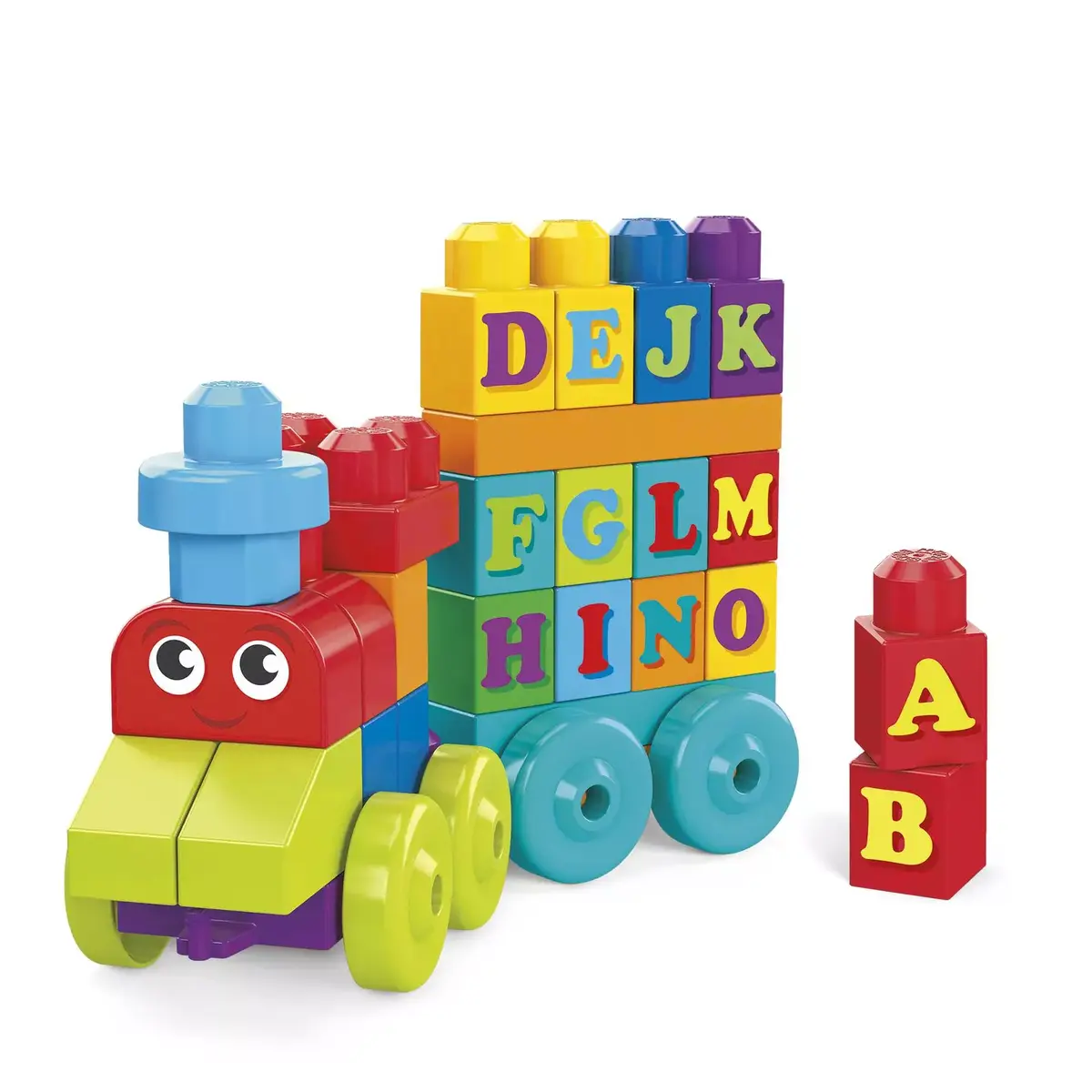 Конструктор Mega Bloks MEGA BLOKS Building Basics ABC Learning Train Photo 4