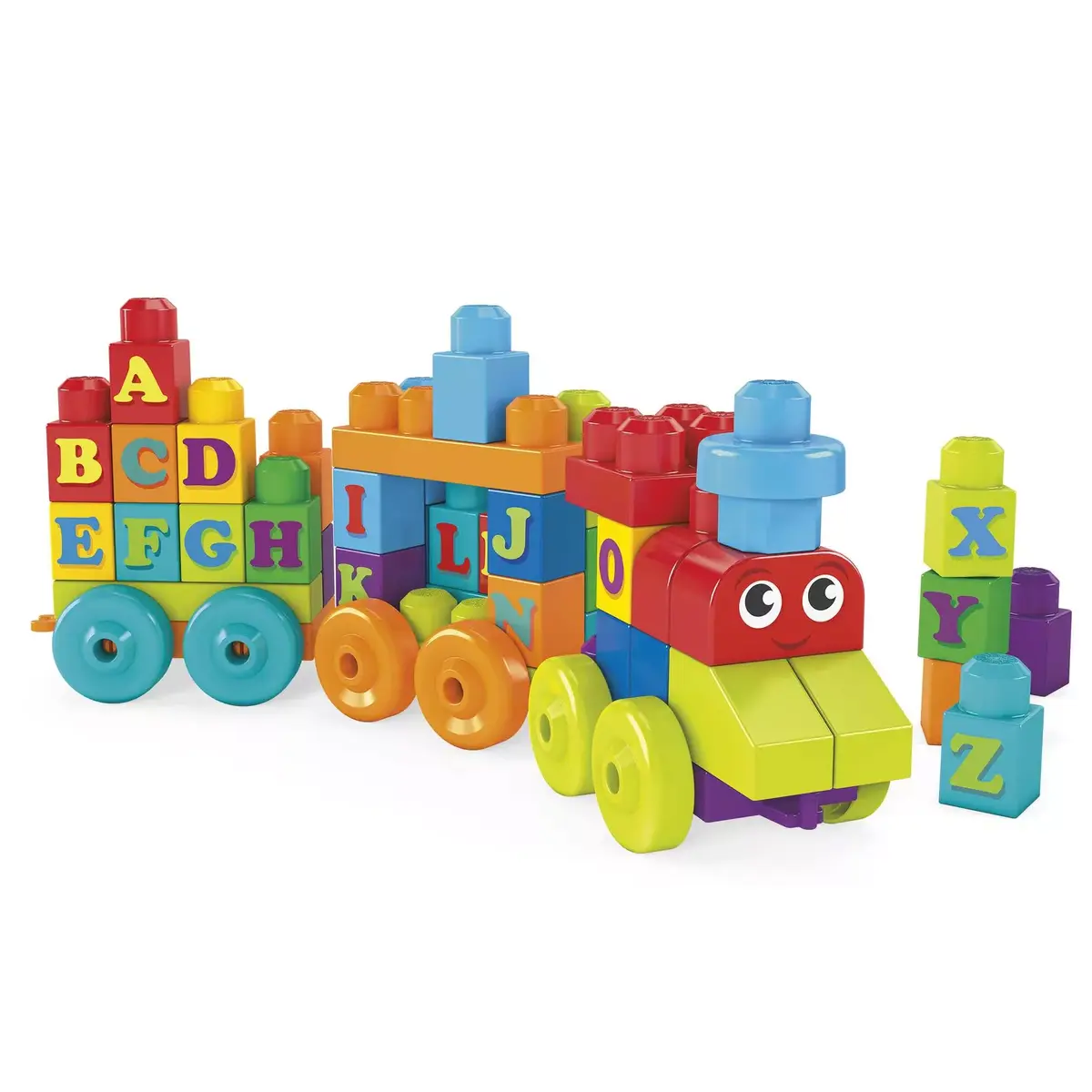 Конструктор Mega Bloks MEGA BLOKS Building Basics ABC Learning Train Photo 6