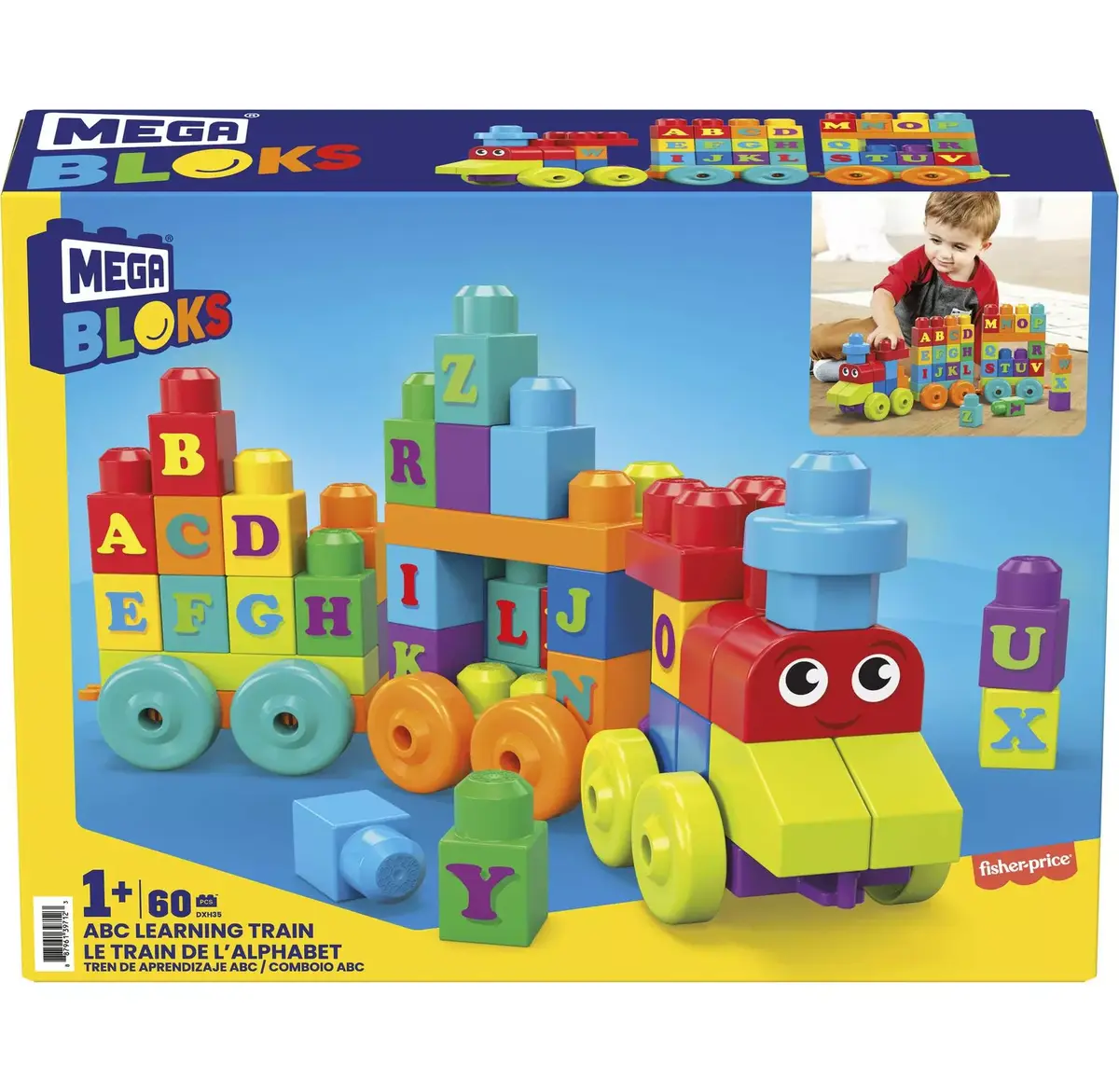 Конструктор Mega Bloks MEGA BLOKS Building Basics ABC Learning Train Photo 8