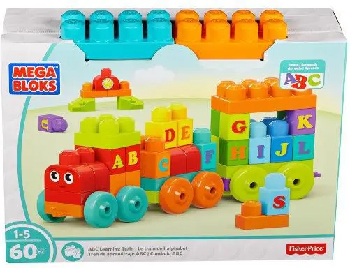 Конструктор Mega Bloks MEGA BLOKS Building Basics ABC Learning Train Photo 9