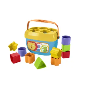 Детские блоки Fisher-Price Baby's 1st Blocks Многоцветные 10 шт